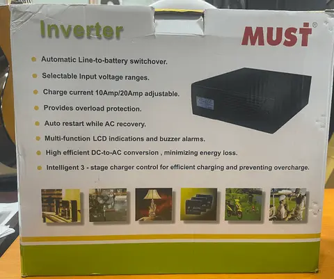 MUST Modified Sign Wave Inverter with Charger: Reliable Backup Power